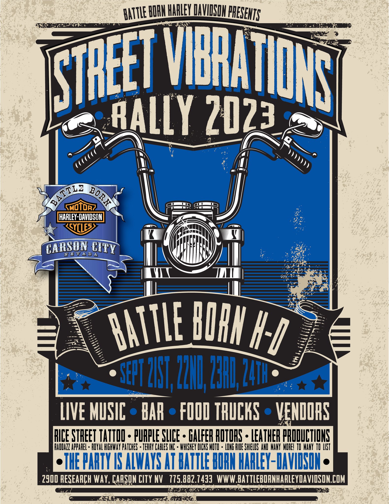 2023 Street Vibrations Rally Battle Born HarleyDavidson Nevada Events