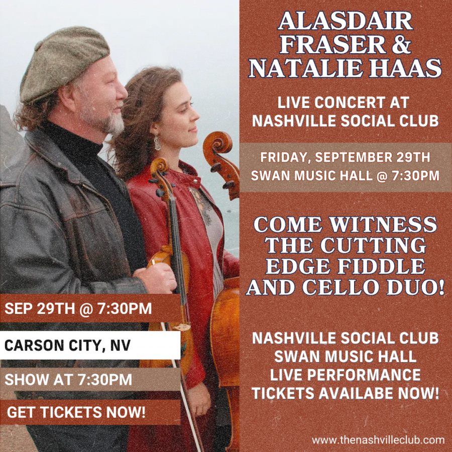 Celtic grooves - Alasdair Fraser and Natalie Haas | Nashville Social ...