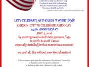 Carson City Chamber of Commerce, Americas 250th Anniversary