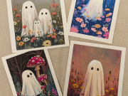 Wandering Wyld, Ghost Portraits in Gouache with Mozy Studio