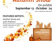 Nevada Artists Association, Exhibition: Autumn Show