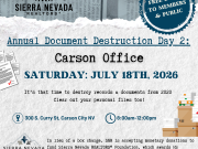 Carson City Events, Annual Document Destruction Day hosted by Sierra Nevada Realtors