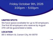 Carson City Events, Community Job Fair
