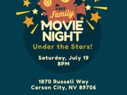 Carson City Events, Free Community Movie Night Under the Stars