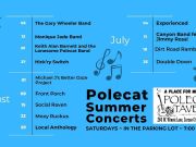 Polecat Tavern, Summer Concert Series