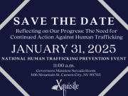 Carson City Events, National Human Trafficking Prevention Event