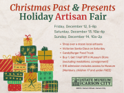 Nevada State Museum, Christmas Past & Presents Holiday Artisan Fair