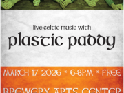 Brewery Arts Center, Live Celtic Music with Plastic Paddy