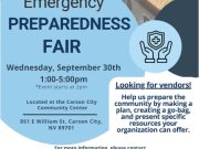 Carson City Events, Emergency Preparedness Fair