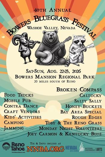 Washoe County, 40th Annual Bowers Bluegrass Music Festival