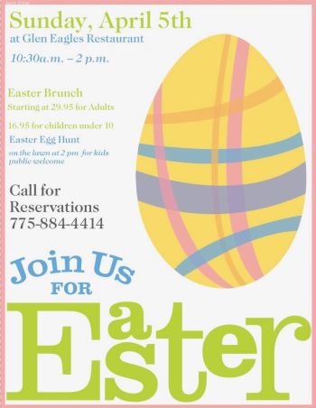 Glen Eagles Restaurant & Lounge, Easter Egg Hunt