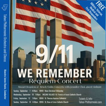 Tahoe Philharmonic, 9/11 "We Remember" Requiem Concert (Reno)