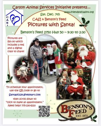 Carson Animal Services Initiative, Pictures With Santa