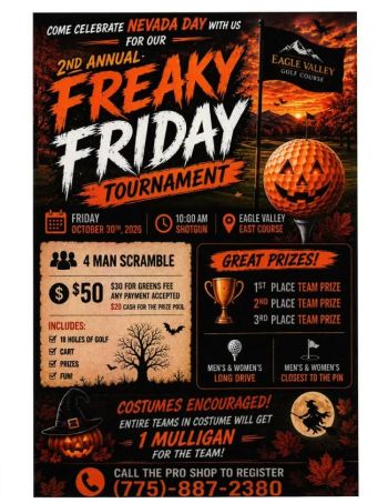 Eagle Valley Golf Course, 2nd Annual Freaky Friday Golf Tournament