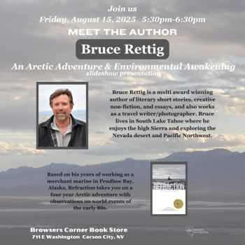Friends of the Carson City Library, Meet the Author: Bruce Rettig