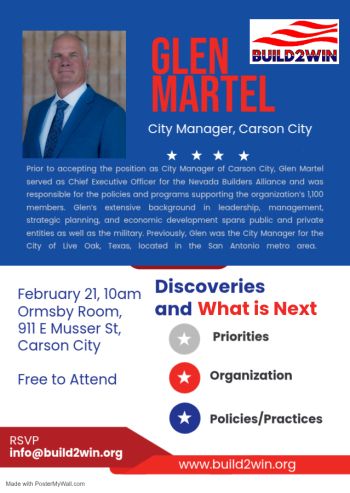 Build2Win, Discoveries and What is Next: Glen Martel, City Manager