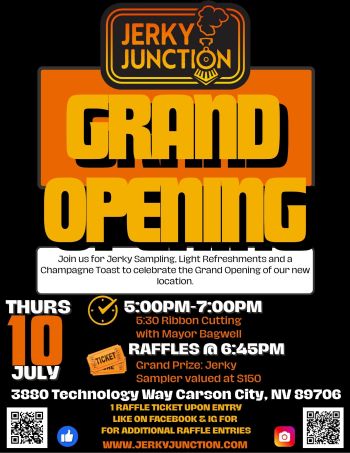 Carson City Chamber of Commerce, Ribbon Cutting & Grand Opening for Jerky Junction, Inc