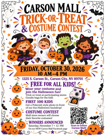 Carson Mall, Free Trick-or-Treat & Costume Contest