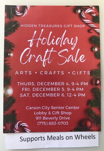 Carson City Senior Center, Holiday Craft Sale