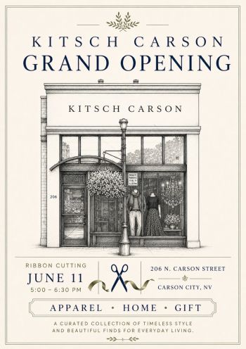 Carson City Chamber of Commerce, Grand Opening & Ribbon Cutting at Kitsch Carson