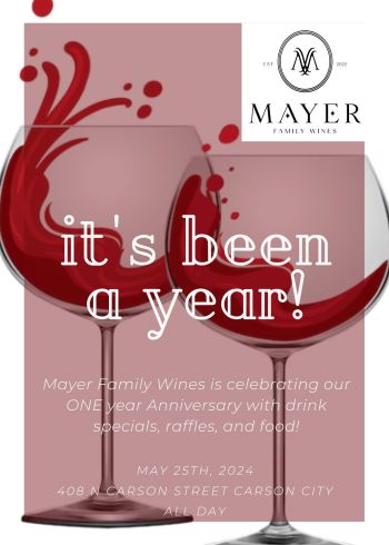 Mayer Family Wines, One Year Anniversary Celebration