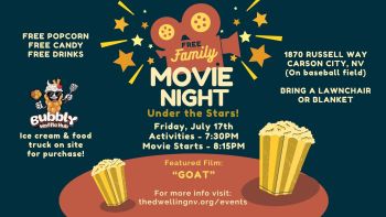 Carson City Events, Movie Night Under the Stars @ Dwelling Church