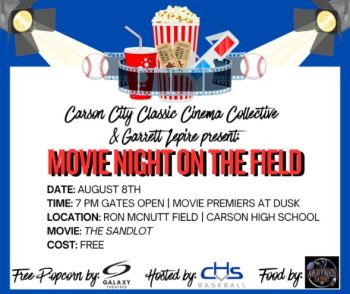 Carson City Events, Movie Night on the Field featuring The Sandlot