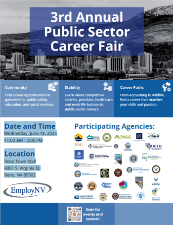 EmployNV Career Hub, 3rd Annual Public Sector Career Fair