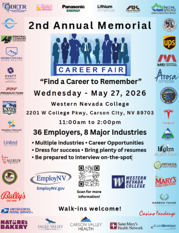 EmployNV Career Hub, 2nd Annual Memorial Career Fair