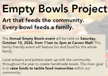 Carson City Events, Annual Empty Bowls fundraiser