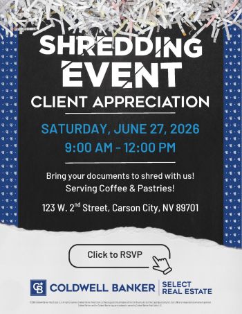 Carson City Events, Client Appreciation Free Shred Event @ Coldwell Banker Select