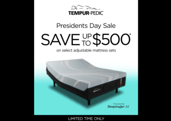 Carson Home Furnishings, Tempur Pedic Presidents Day Sale