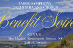 Tahoe Symphony Orchestra, Champagne Celebration Soirée (Genoa)
