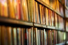 library shelves