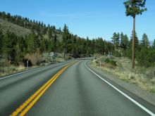 Mount Rose Highway looking east toward Reno