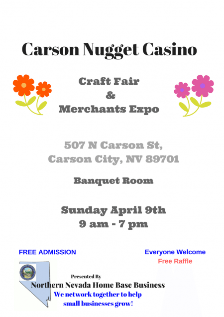 Northern Nevada Home Base Business, Carson City Nugget Crafters & Merchants Expo