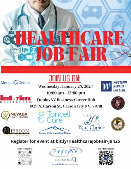 EmployNV Career Hub, Healthcare Job Fair