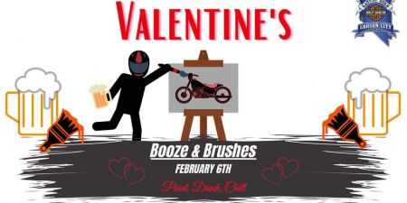 Carson City Events, Valentine's Booze and Brushes