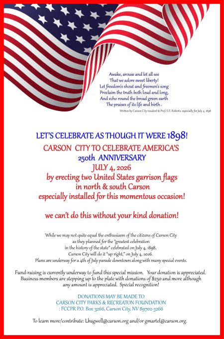 Carson City Chamber of Commerce, Americas 250th Anniversary