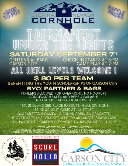 Carson City Parks, Recreation & Open Space, Sierra Nevada Cornhole Tournament