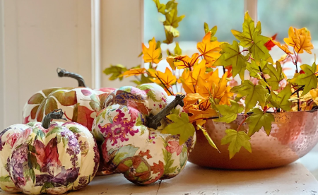 Wandering Wyld, Decoupage Pumpkins with Sonshine Arts