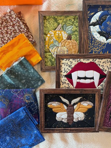 Wandering Wyld, Halloween Kinusaiga: Stitch-Free Fabric Art
