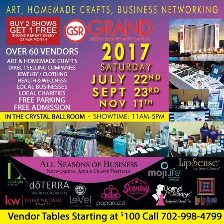 Northern Nevada Home Base Business, All Seasons of Business Networking & Craft Fair