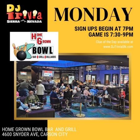 DJ Trivia, HomeGrown Bowl Mondays