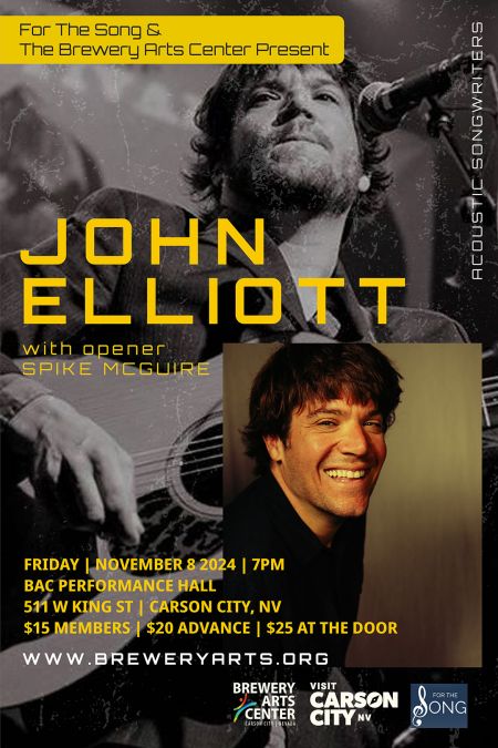 Brewery Arts Center, An Intimate Evening of Acoustic Songwriters ft. John Elliott