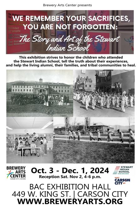 Brewery Arts Center, Exhibit Reception: We Remember Your Sacrifices, You Are Not Forgotten: The Story and Art of the Stewart Indian School