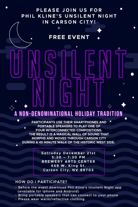 Brewery Arts Center, Phil Kline’s Unsilent Night