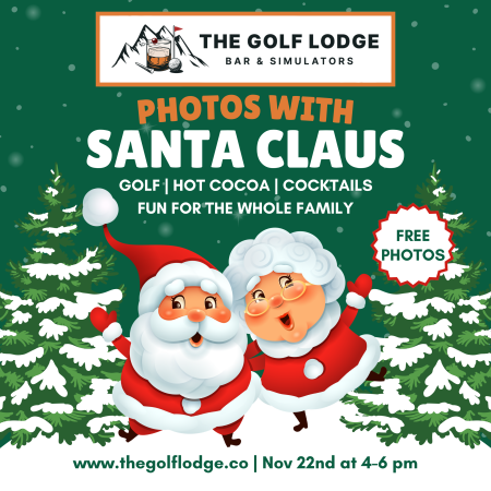 Golf Lodge Bar & Simulators, Photos with Santa Claus