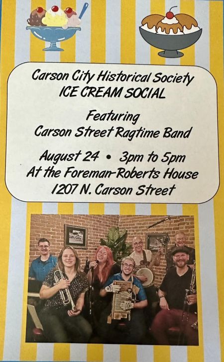 Carson City Historical Society, Ice Cream Social