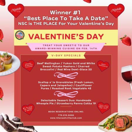 Nashville Social Club, Valentine's Day Dinner